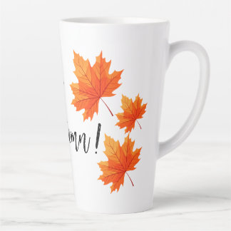 De Café Latte Caneca Cute Olá Outono