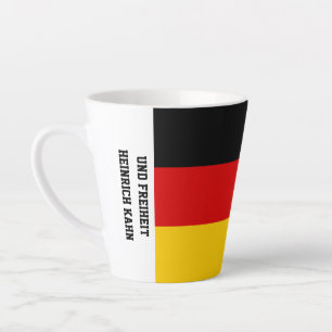 De Café Latte Caneca da Bandeira da Alemanha Unidade Justiça Lib