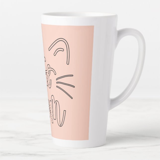 De Café Latte caneca da mãe do gato (Direita)
