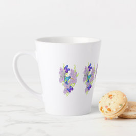 De Café Latte Caneca ; Dia com um Beija-Flor