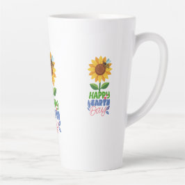 De Café Latte Caneca DIA FELIZ DA TERRA
