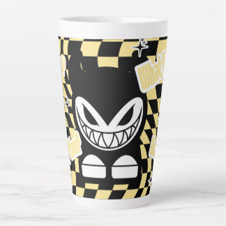 De Café Latte Caneca Engraçada Inspirada em Labubou Amarelo | Bo