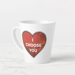De Café Latte Caneca Eu Escolho Você