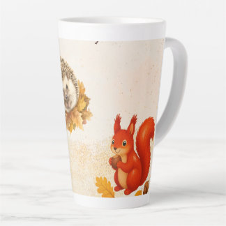 De Café Latte Caneca fofa para outono.