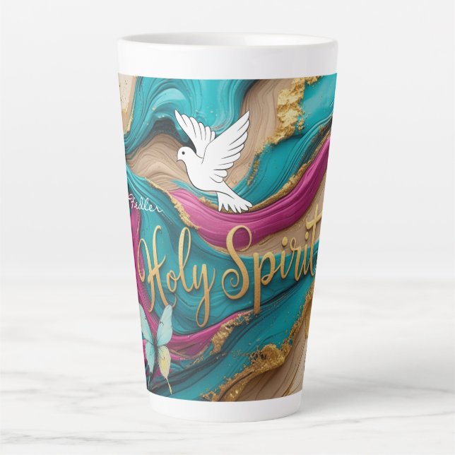 De Café Latte Caneca Holy Spirit-Latte (Frente)