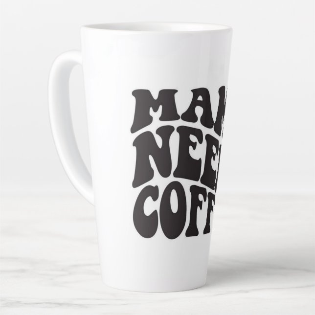 De Café Latte caneca latina (Ângulo esquerdo)