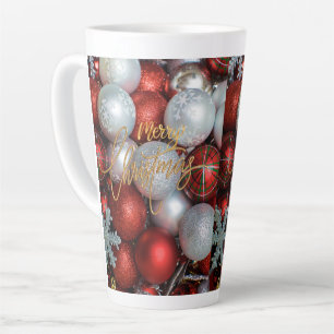 De Café Latte caneca latina estilo chrismast