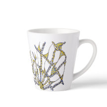 Caneca Latta Whimsical (Doodle - Retirada à Mão)