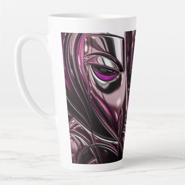 De Café Latte Caneca Magenta Vortex (Esquerda)