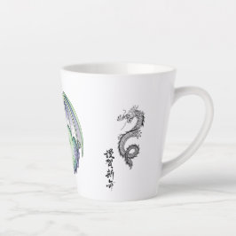 De Café Latte Caneca Majestoso Dragão
