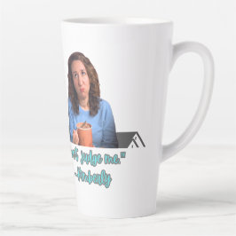 De Café Latte Caneca Não Me Julgue