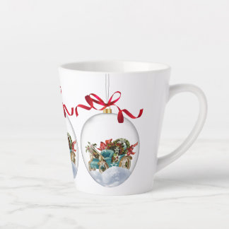 De Café Latte caneca Natal
