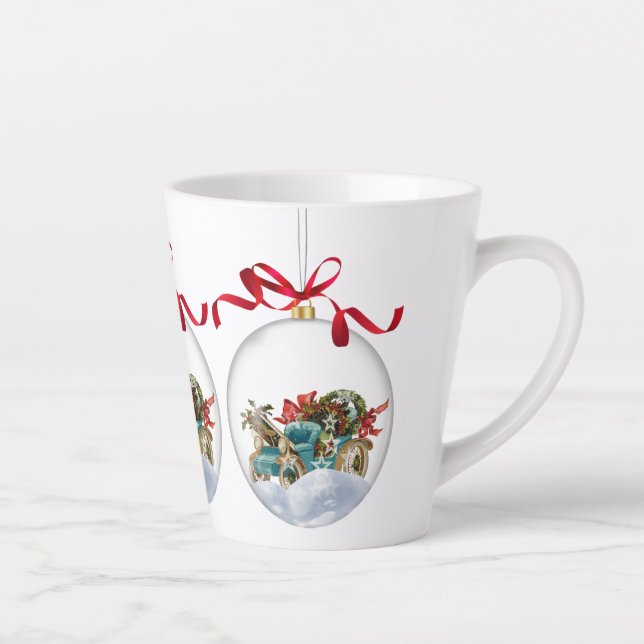 De Café Latte caneca Natal (Direita)
