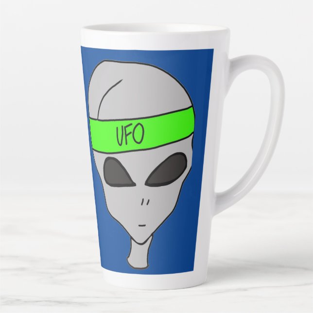 De Café Latte Caneca OVNI (Direita)