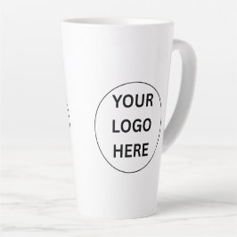 De Café Latte Caneca Personalizada com Seu Logotipo