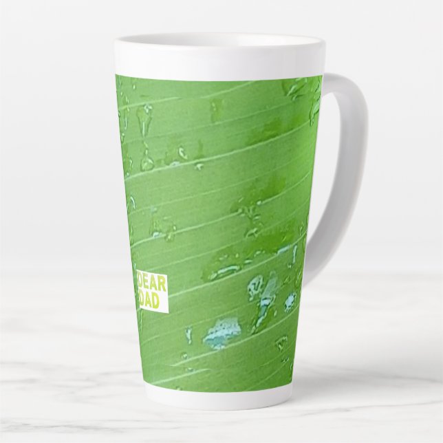 De Café Latte Caneca  personalizável (Ângulo direito)