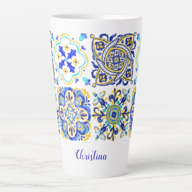 De Café Latte Caneca Positano Reflections (Frente)