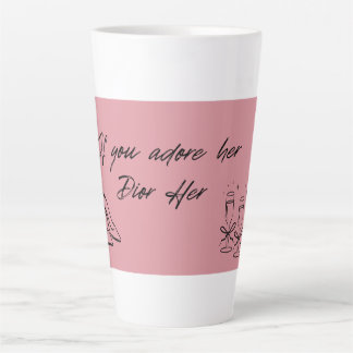De Café Latte Caneca Rosa Chic: Se Você Adora Ela Dior Ela