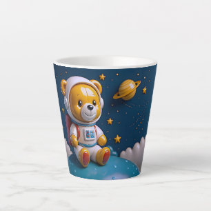 De Café Latte Caneca Space Teddy Kids