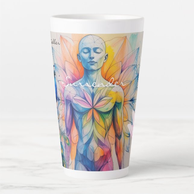 De Café Latte Caneca Surrender-Latte (Frente)