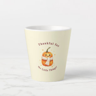 De Café Latte Caneca "Tankful for The Littles Things"