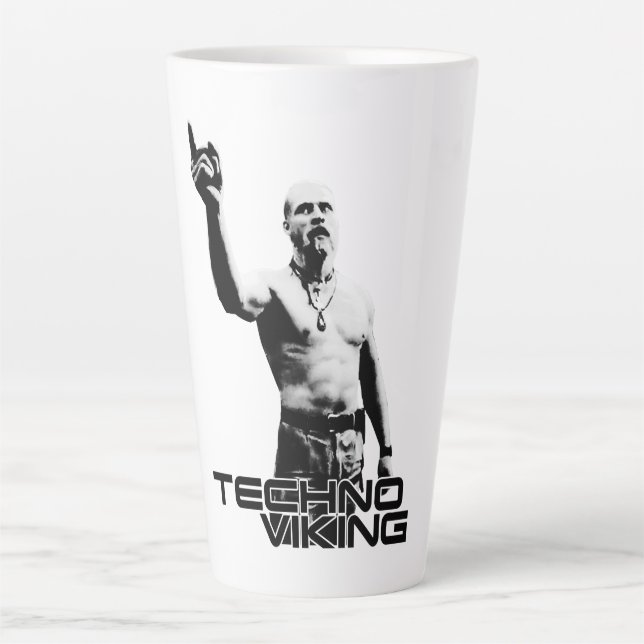 De Café Latte Caneca Techno Viking (Frente)