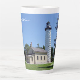 De Café Latte Canina Island Lighthouse, caneca