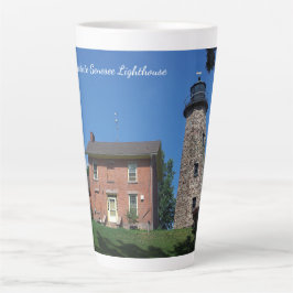 De Café Latte Charlotte Genesee Lighthouse, caneca latina