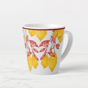 De Café Latte Chili & Turmeric em uma pequena caneca latina