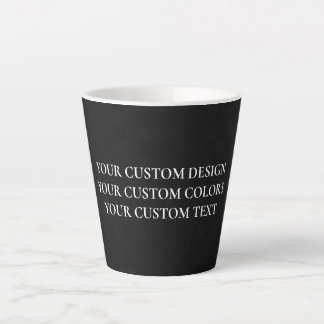 De Café Latte Crie sua própria caneca Lateral Personalizada