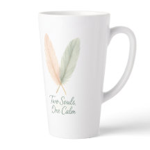 Duas Almas, Uma Calma – Caneca Serenidade Script