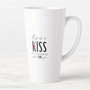 De Café Latte Esta Caneca é um Beijo