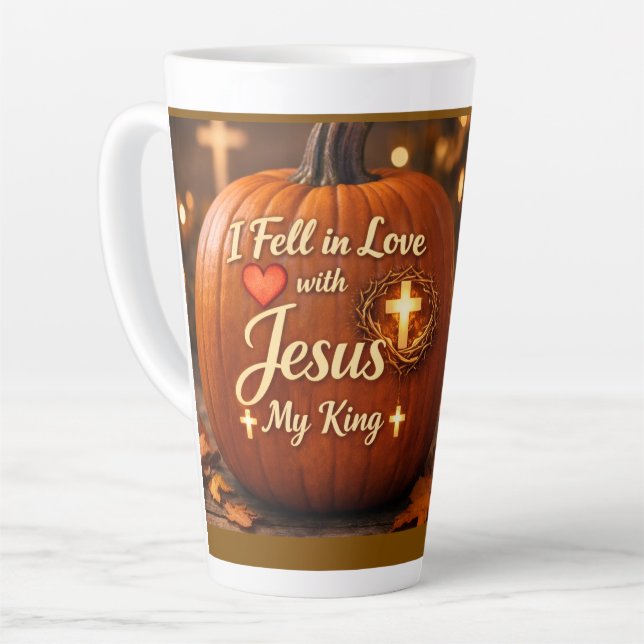 DE CAFÉ LATTE EU ME APAIXONEI POR JESUS CANECA (Ângulo esquerdo)