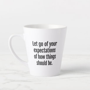 De Café Latte Expectativas na caneca tardia