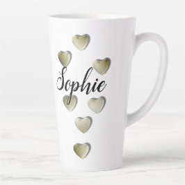 De Café Latte Foto personalizada - caneca latta grande