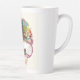 De Café Latte Mulher inspirada, Abrir a caneca