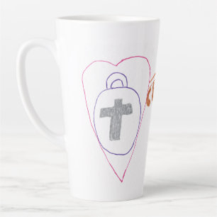 De Café Latte O cristo é a chave da caneca