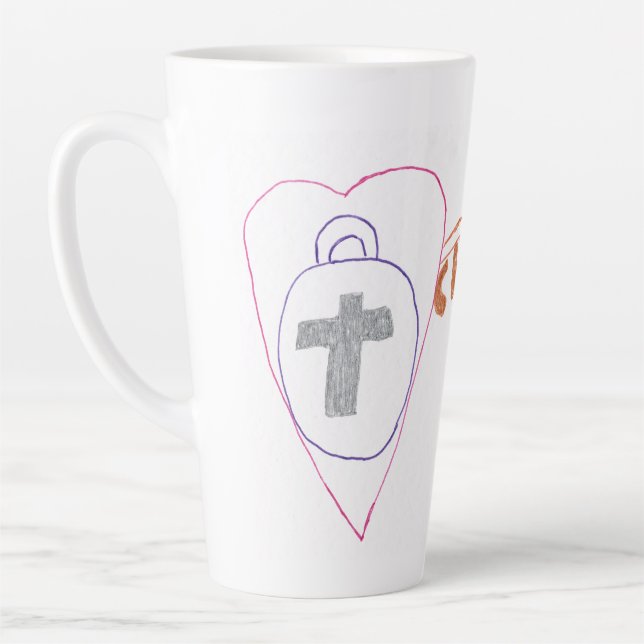 De Café Latte O cristo é a chave da caneca (Esquerda)