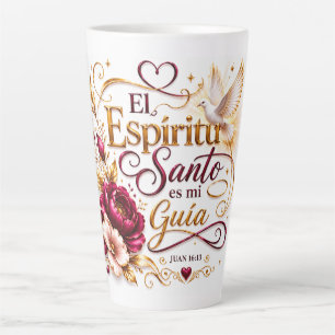 De Café Latte O Espírito Santo é meu Guia   Caneca Cristã
