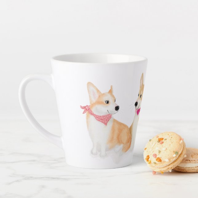 De Café Latte Pembroke Galsh corgis - caneca (In Situ)
