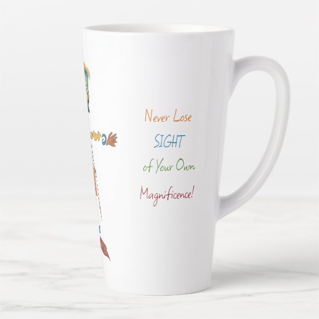 De Café Latte 'Poppi' - Caneca Lateral Nunca Perder (Direita)