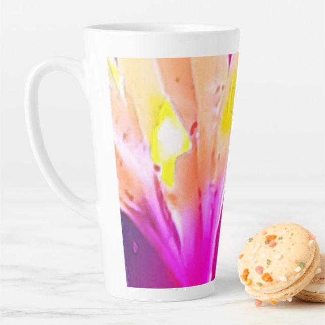 De Café Latte Rostos em uma caneca latta (In Situ)