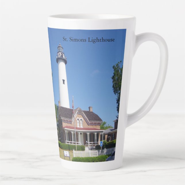 De Café Latte Rua Simons Lighthouse, caneca latente (Direita)