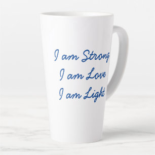 De Café Latte Sou uma caneca leve e alta