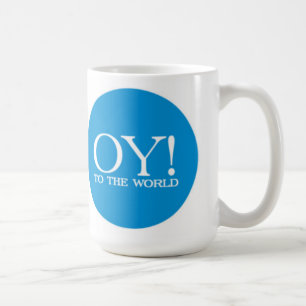 De Café Lg judaico. Caneca - Oy! ao mundo