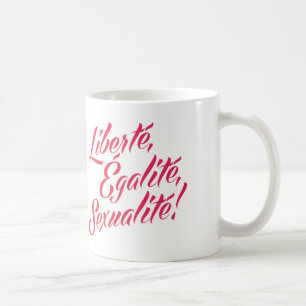 De Café Liberté, égalité, sexualité! Caneca clássica