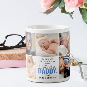 De Café Lindo 'Melhor Papai do Mundo' Caneca do 1º Dia dos
