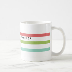 De Café Listras Simples - Caneca Personalizada