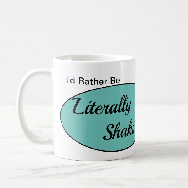 De Café Literalmente agitando a caneca (Esquerda)