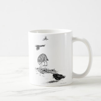 De Café Lobo e caneca dos corvos